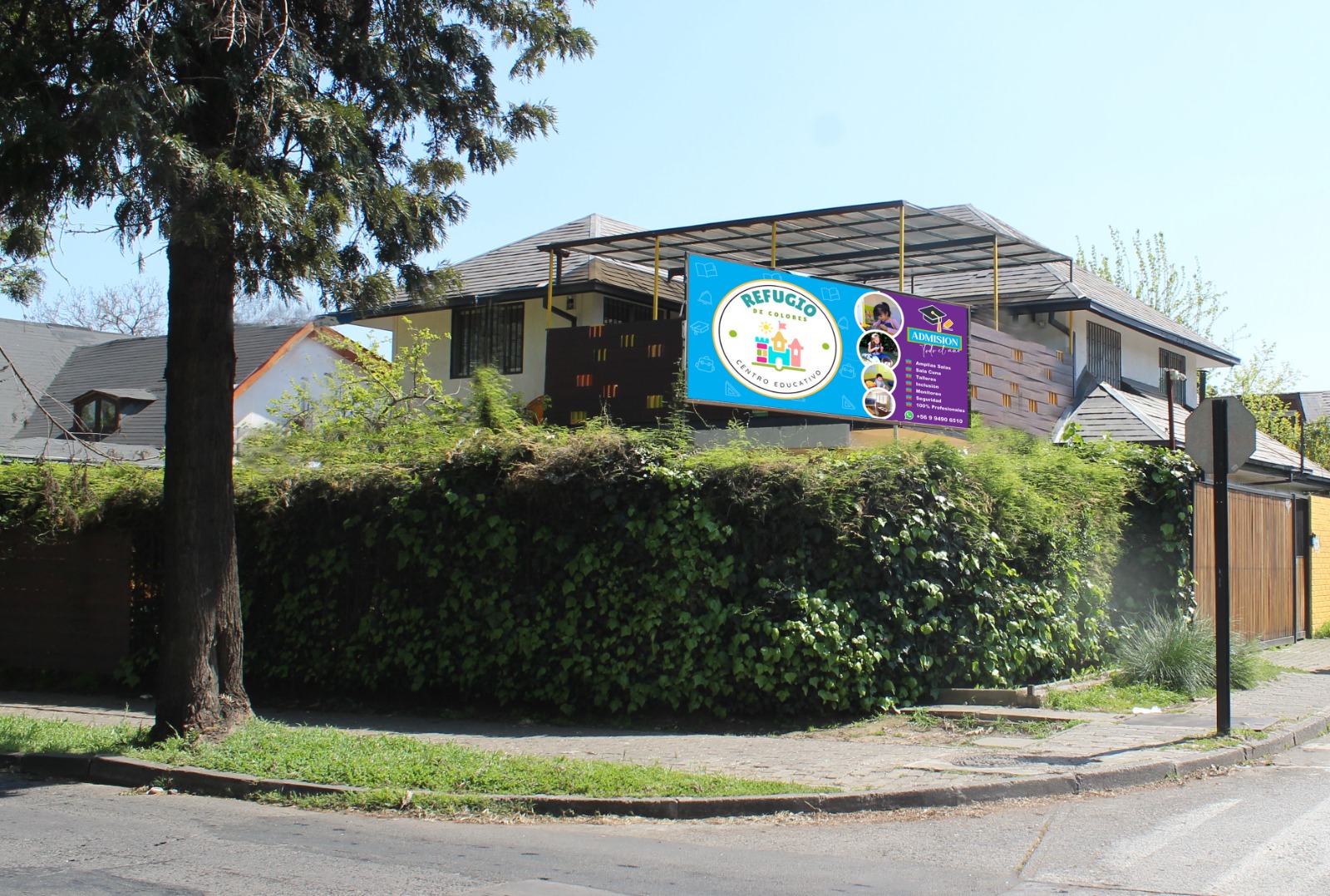 Nuestra fachada en La Reina